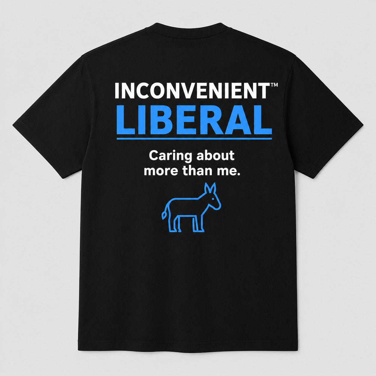 Inconvenient Liberal Tee back design